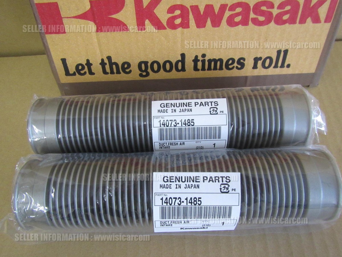 KAWASAKI ZXR400-2 ZX400L DUCT FRESH AIR INTAKE X2PC 14073-1485