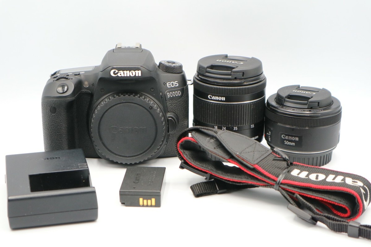 Canon EOS 9000D 18-55mm Lens 50mm lens Kit | eBay