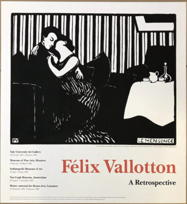 Felix Vallotton Serigraph Yale University Art Gallery Exhibition