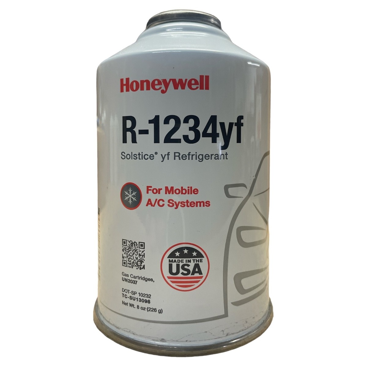 Honeywell R-1234YF Solstice Refrigerant 8oz Can Motor Vehicle AC