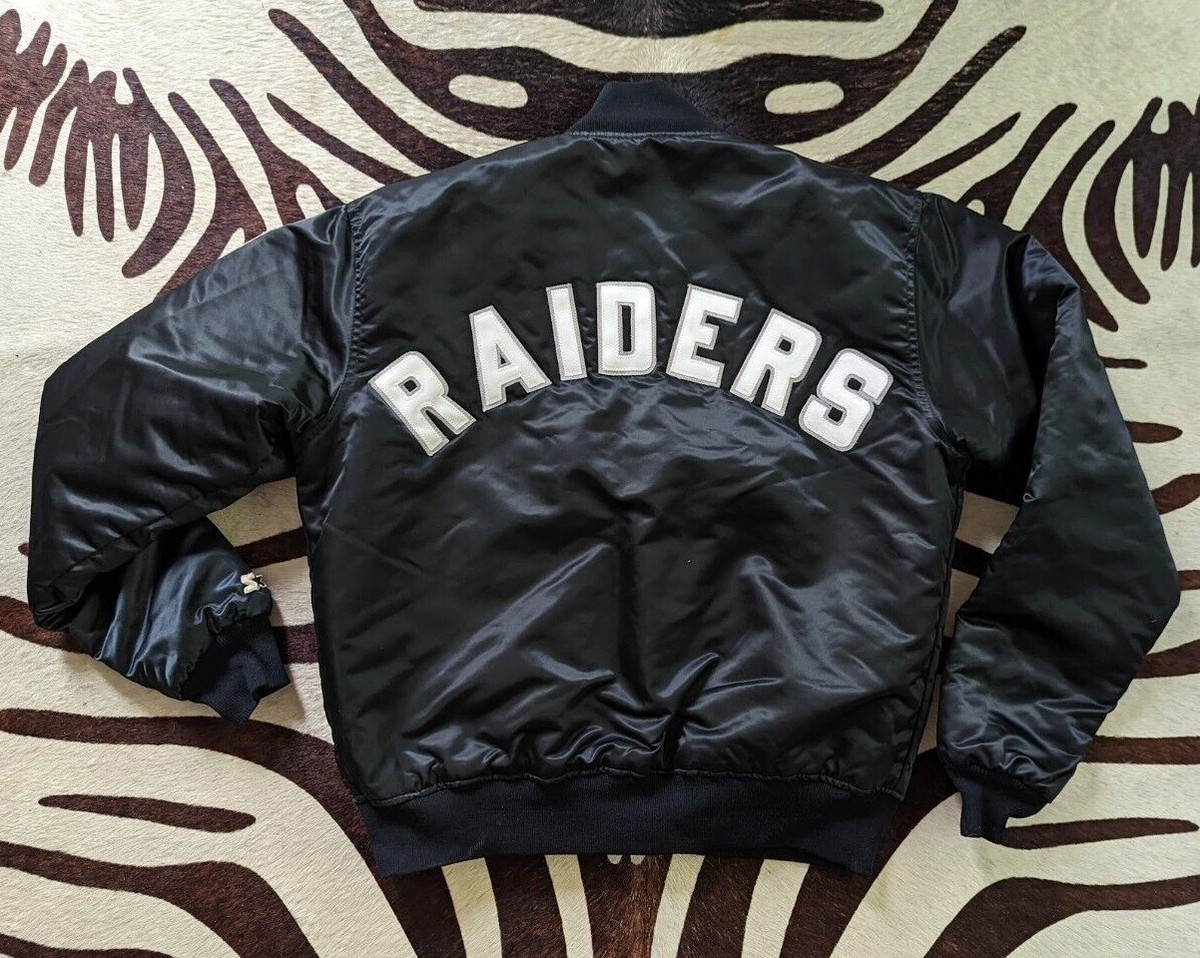 Oakland Los Angeles Raiders Chalk Line Starter Jacket Vintage 90s