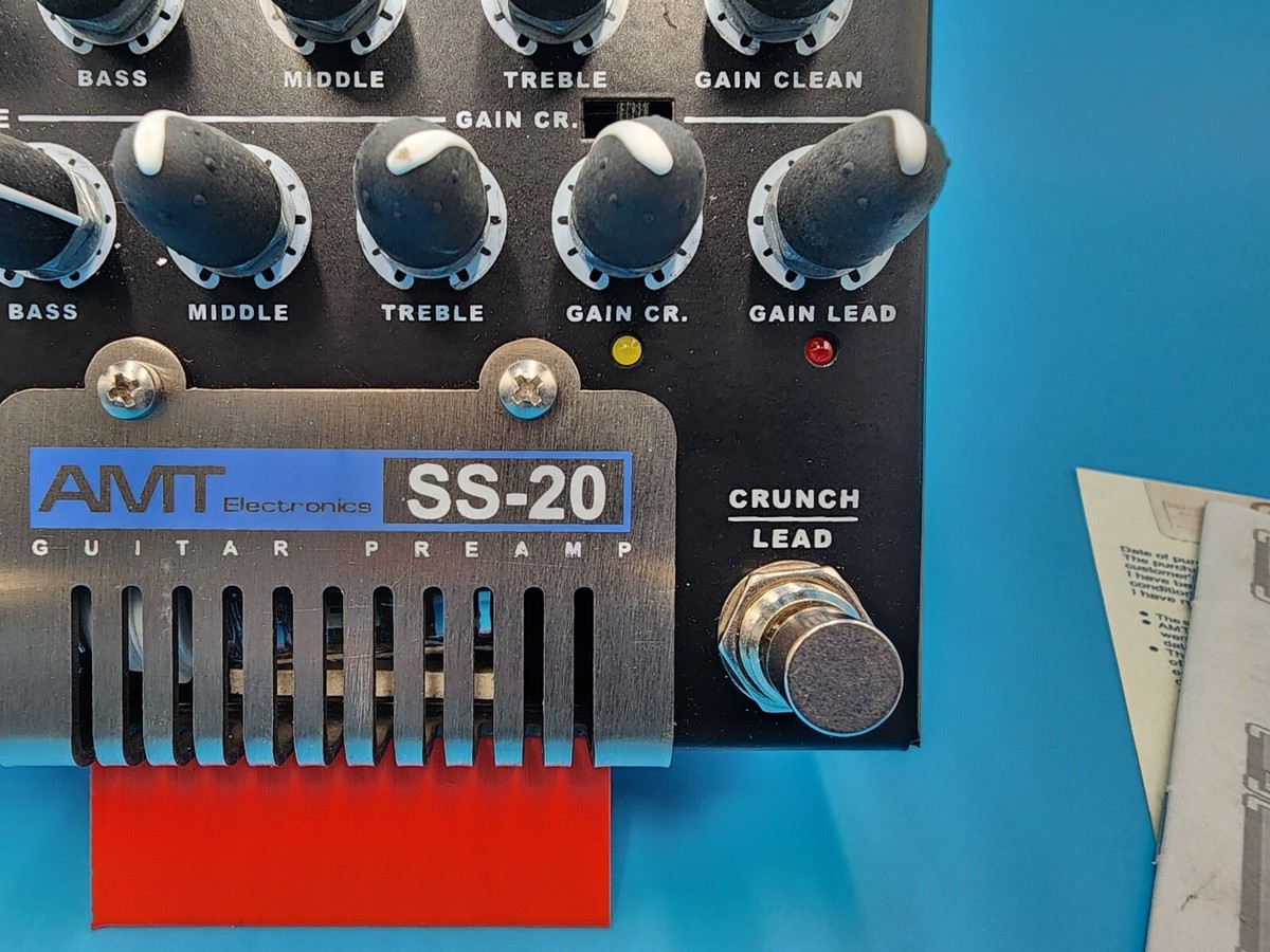 AMT SS-20 Tube Preamp Guitar Effect Pedal 3 Channel Overdrive