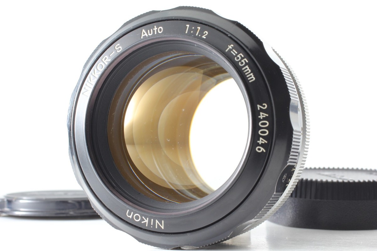Near MINT] Nikon Nikkor-S Auto 55mm F1.2 Non Ai MF F Mount Lens