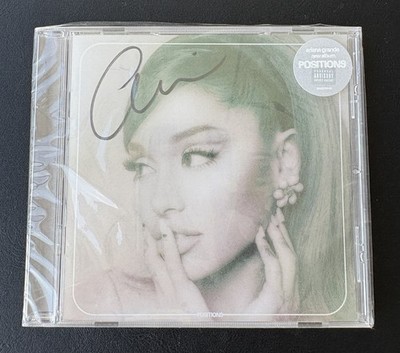 Ariana Grande Signed Positions Rare Brand New CD Autographed Album