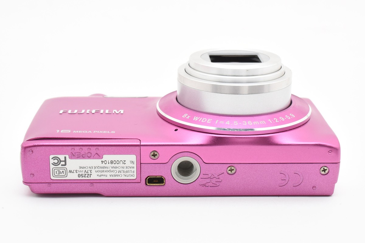 FUJIFILM FINEPIX JZ250 16.0MP Digital Camera Pink [Exc+++