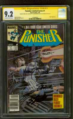 Punisher 1 CGC 4XSS 9.2 Stan Lee Zeck Beatty Shooter 1/1986 UPC