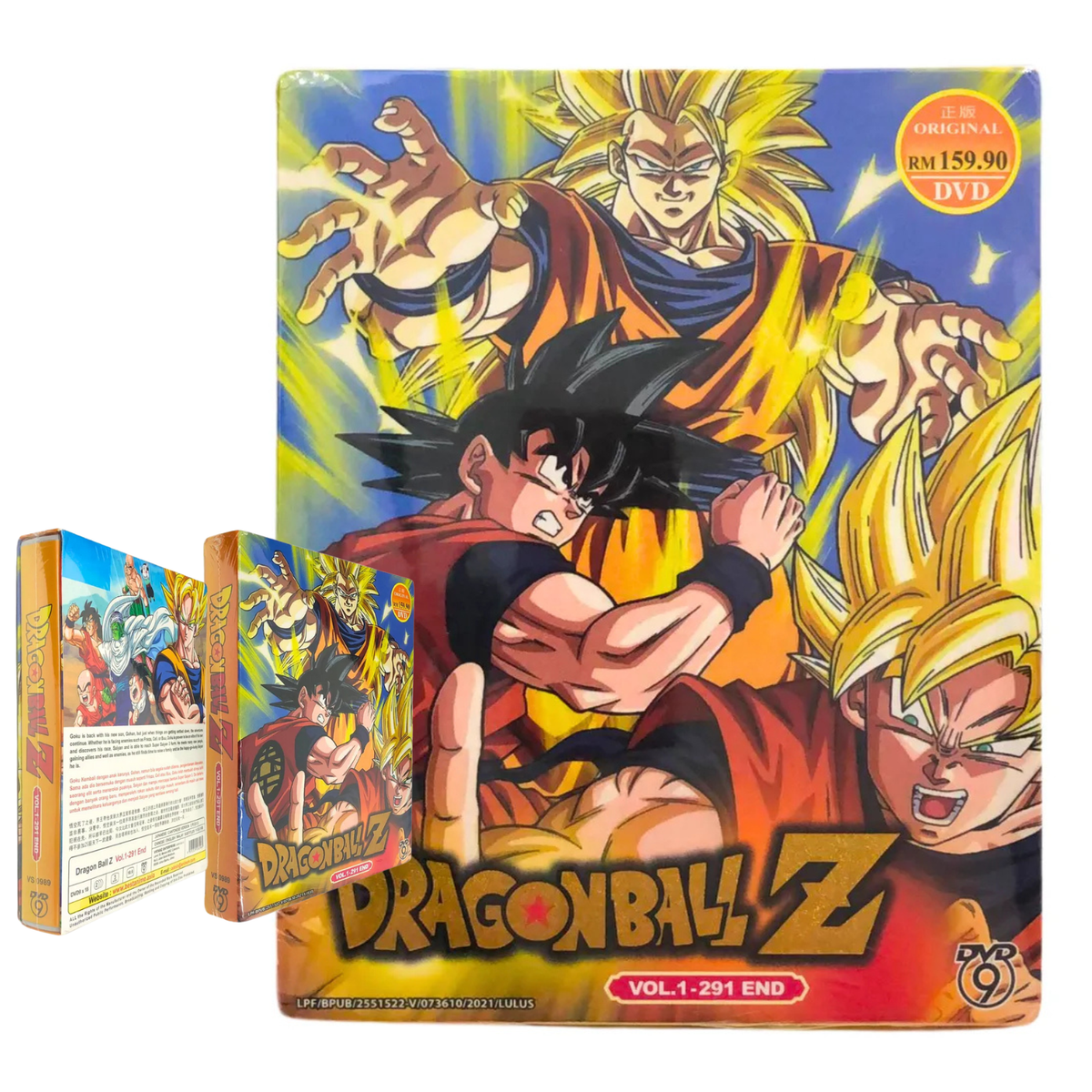 Dragon Ball Z (VOL. 1-291 End) Complete TV Series DVD Anime