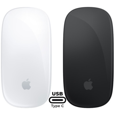 New 2024 Apple - Magic Mouse - Multi-Touch Surface (USB-C) in