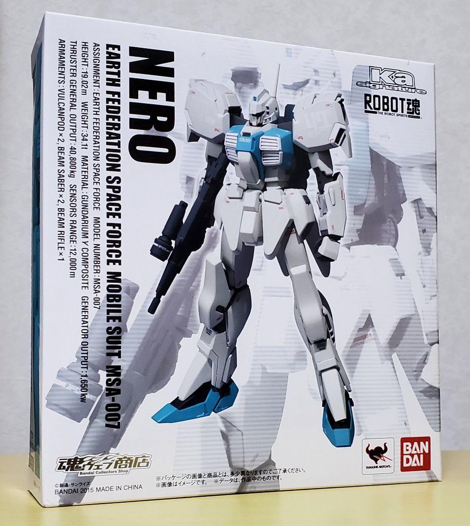 ROBOT SPIRITS SIDE MS Ka Signature MSA-007 NERO Figure BANDAI Toy