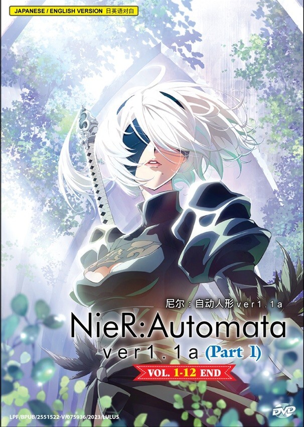DVD Anime NieR: Automata Ver1.1a (Part 1) TV (1-12 End) English
