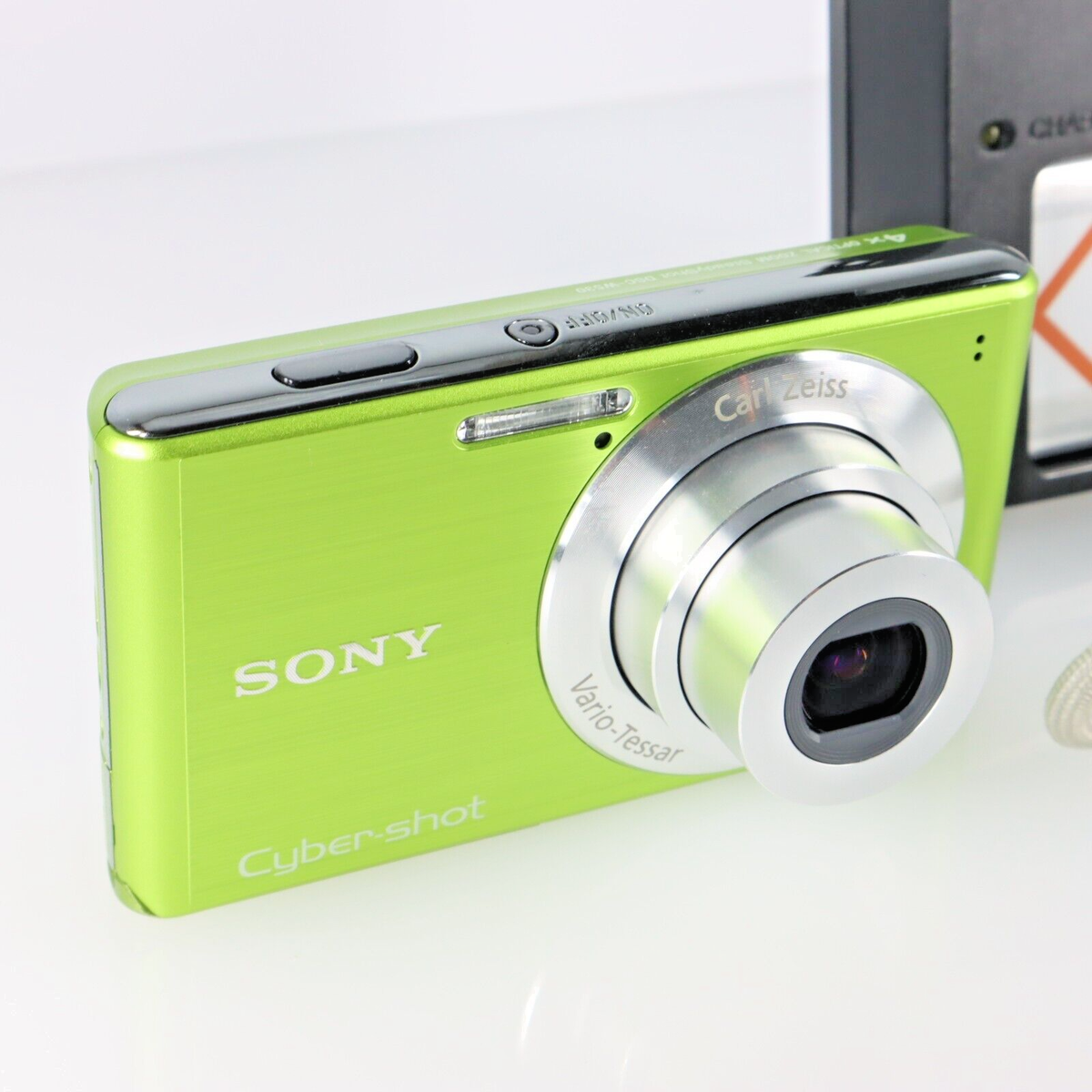 Mint] SONY Digital Camera Green DSC-W530 Cyber Shot 4x Optical