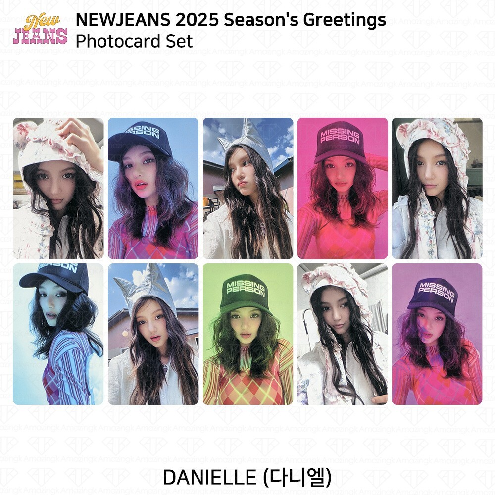 New Jeans 2025 Season's Greetings Official Photocard Set Minji