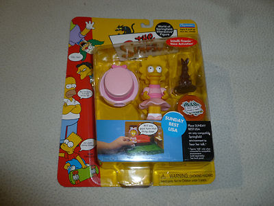 NEW ON CARD THE SIMPSONS SUNDAY BEST LISA FIGURE SERIES 9 INTELLI