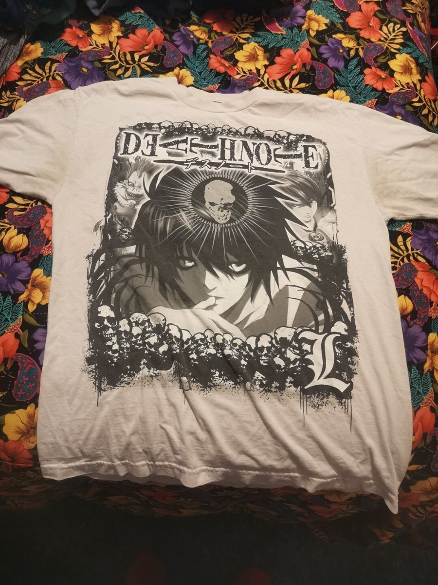 Vintage Ryuzaki Death Note Shonen Jump Anime Manga Short Sleeve T