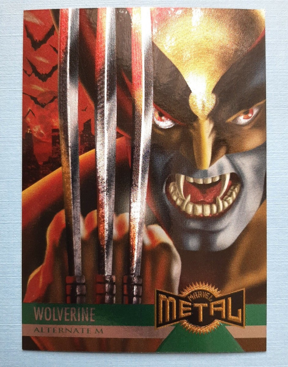 1995 Fleer Marvel Metal Alternate M Card Wolverine #137 | eBay