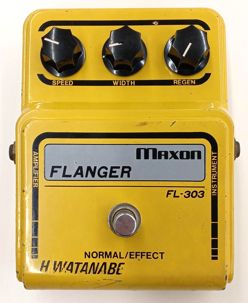 MAXON FL-303 Flanger Vintage Guitar Effects Pedal Made in Japan | eBay