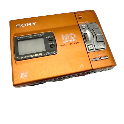SONY Walkman MZ-R50 MD player Recorder Orange Good GP | eBay