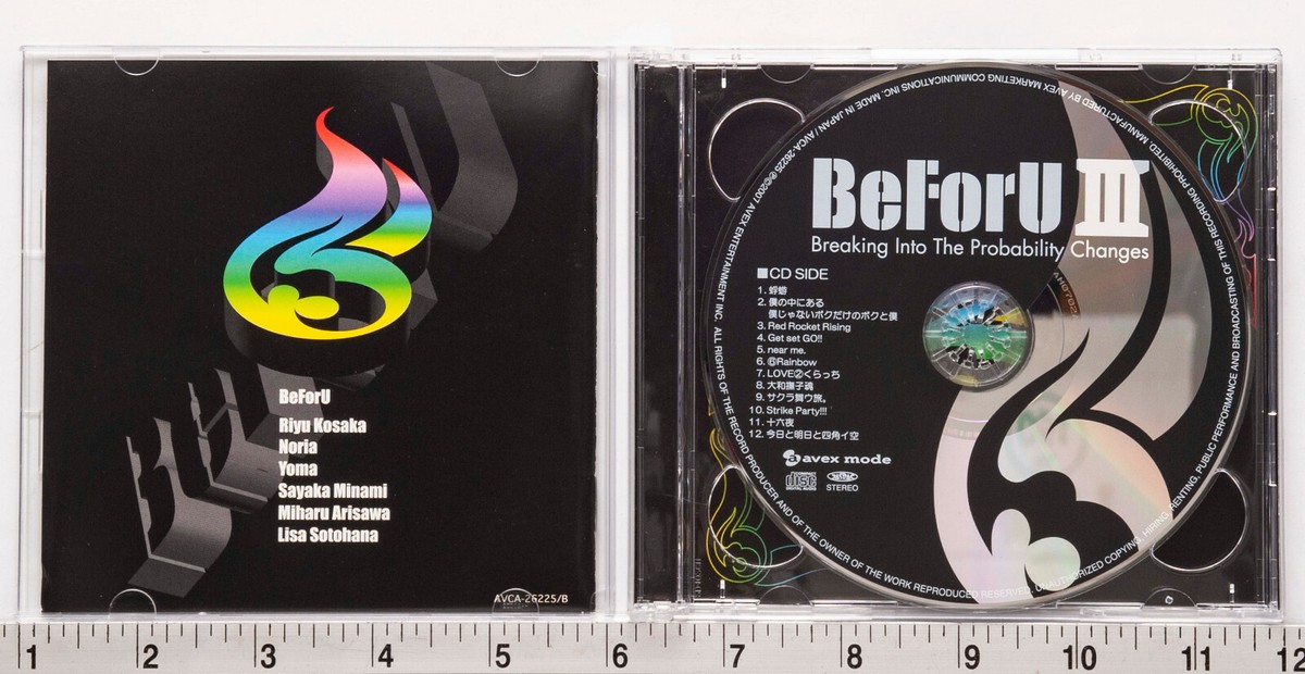 BeForU III Breaking Into The Probability Changes Japan CD DVD AVCA