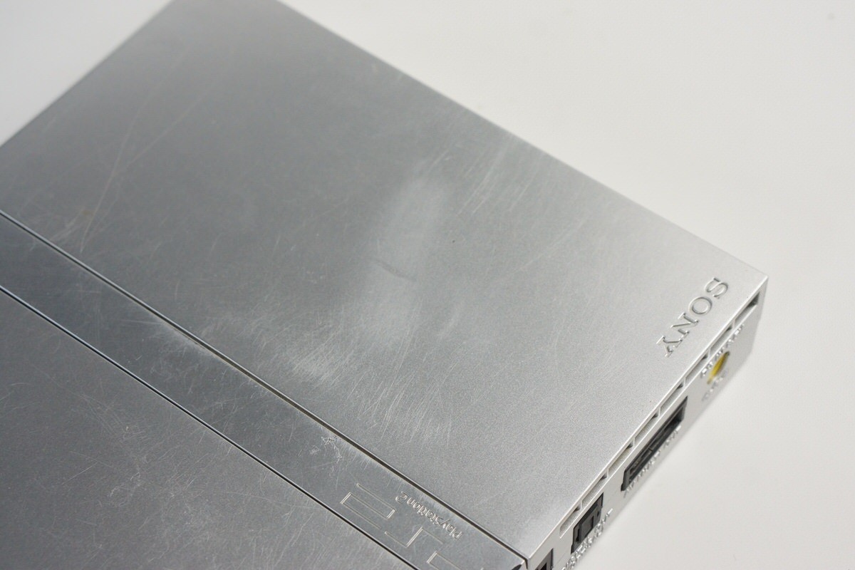 PS2 Slim Console SCPH-77000 SS NTSC-J Silver Playstation2 Tested