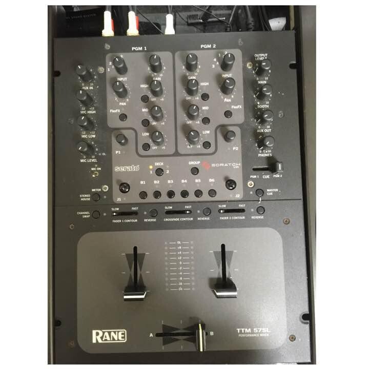 Rane TTM 57SL 2-Channel Professional DJ Equipment Mixer Analog TTM