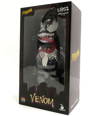 Bearbrick Venom 400% Happy Lottery Kuji Spider-man Be@rbrick