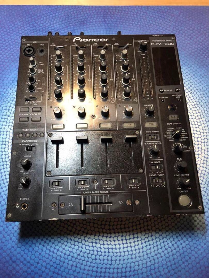 pioneer dj パイオニア DJM-400 縦横フェーダー内部メンテナンス