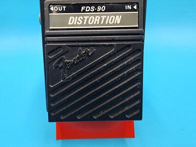 Vintage 80s Fender FDS-90 Guitar Effect Distortion Pedal J4558D