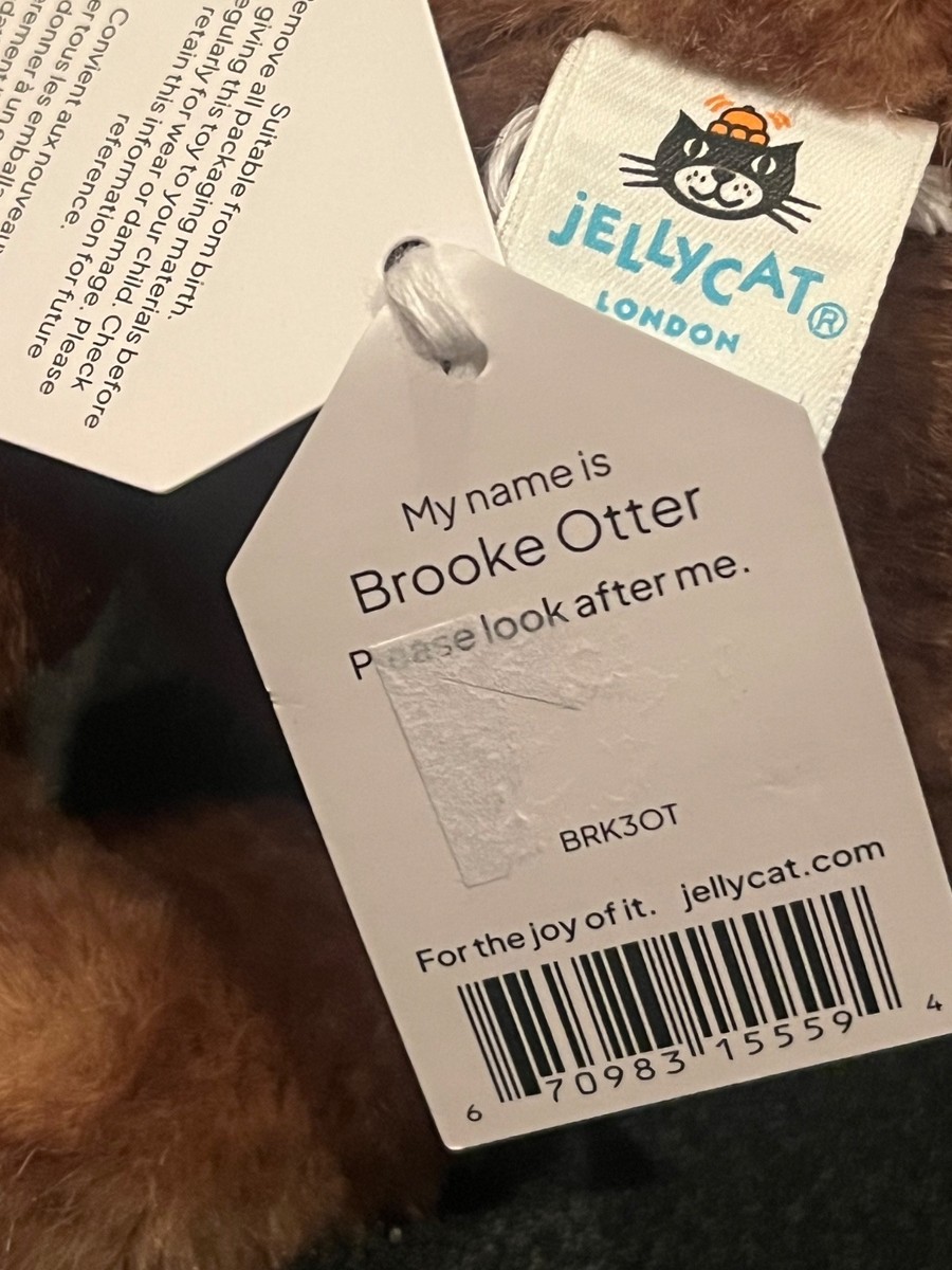 Jellycat Brooke Otter Plush l SKU BRK3OT 100 Authentic W/ Proof Of