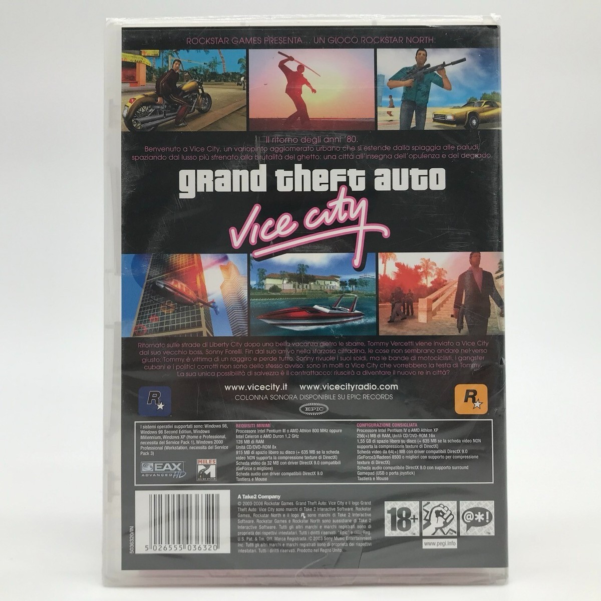 Grand Theft Auto GTA Vice City (PC, 2003) Sealed Never Opened Rare