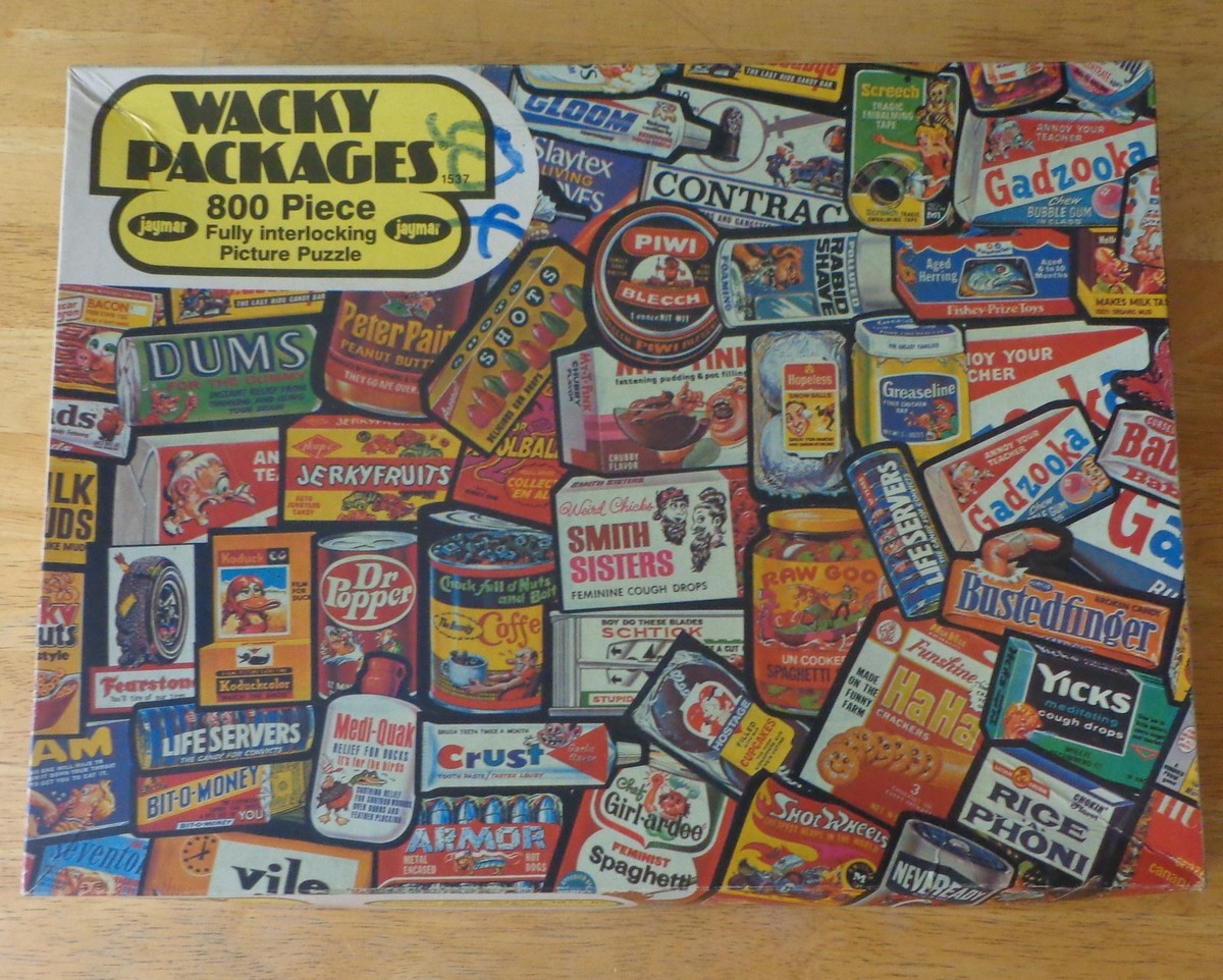 1973 Wacky Packages Picture Jigsaw Puzzle Topps Chewing Gum Jaymar