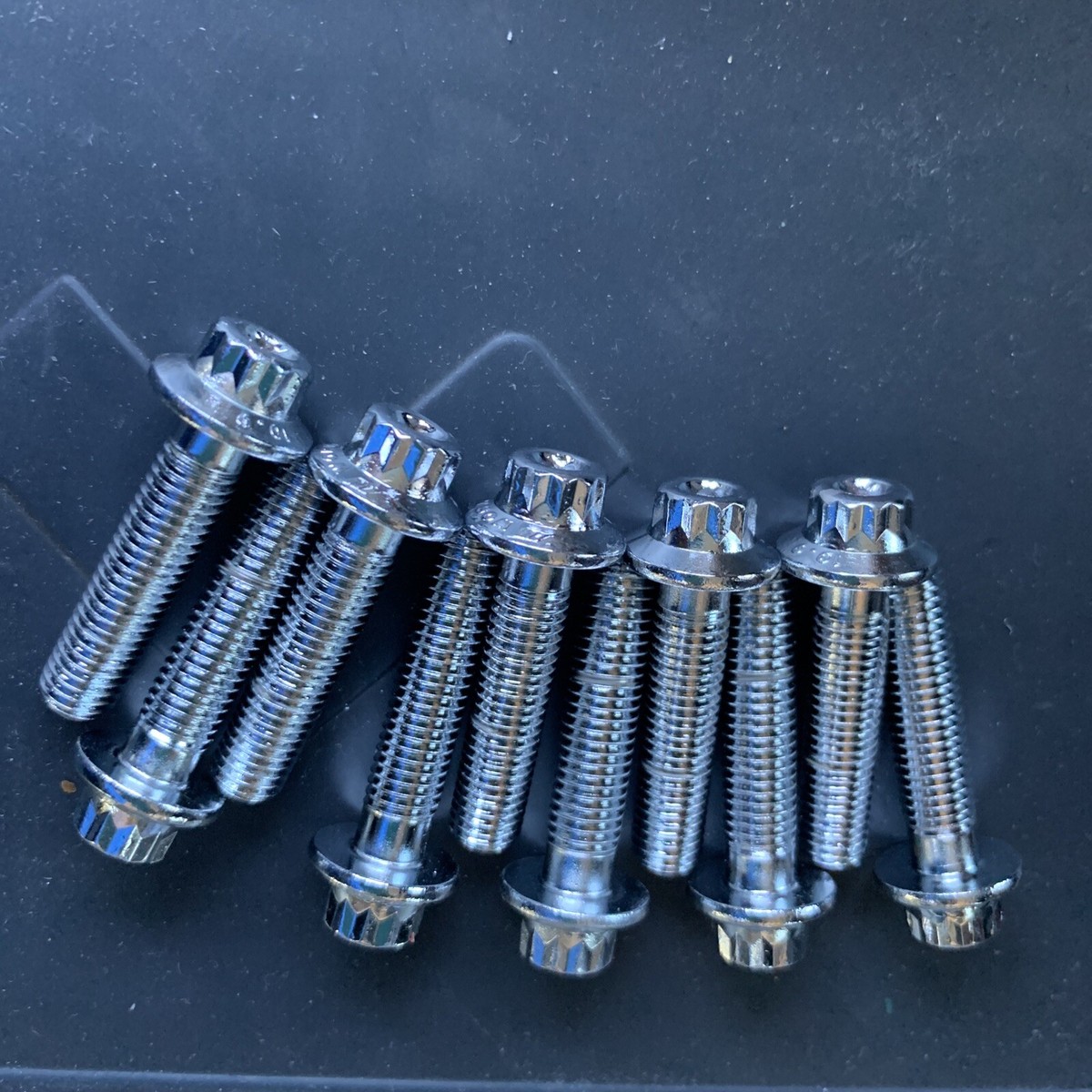 WORK VS-SS M7x 32 MM”chrome” Assembly bolts /Nut for 3 piece wheel