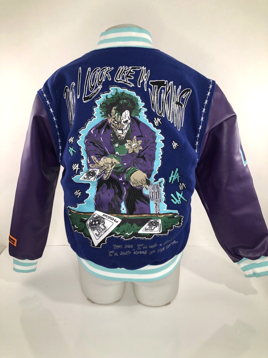 SOLD OUT - JOKER/ Batman - WHY SO SERIOUS Brand X Varsity