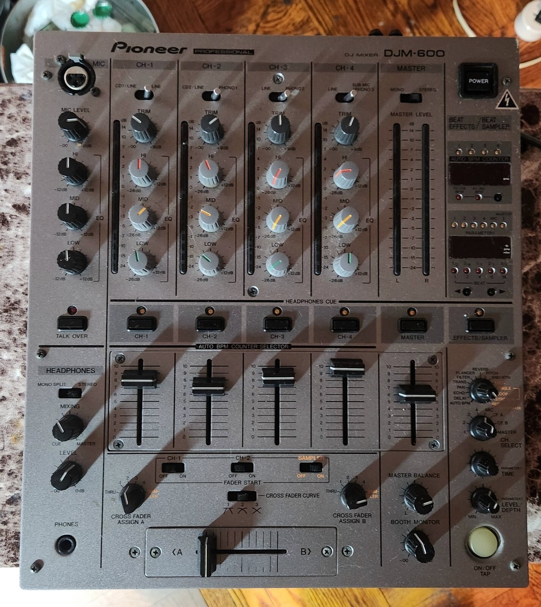 Pioneer DJM-600 mixer Grey 4 Channels | eBay