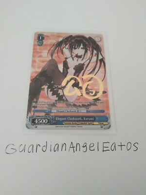 Weiss Schwarz TCG CCG Elegant Clockwork Kurumi FBR Signed Card