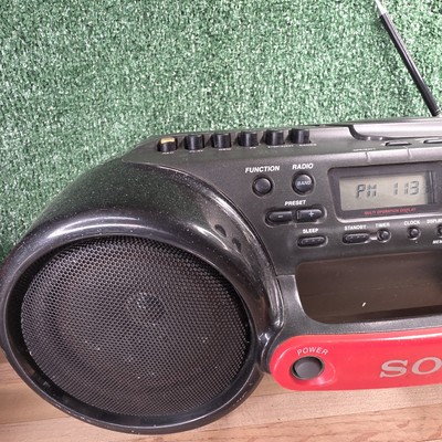 Sony CFD-980BK CD/Cassette Boombox for sale online | eBay
