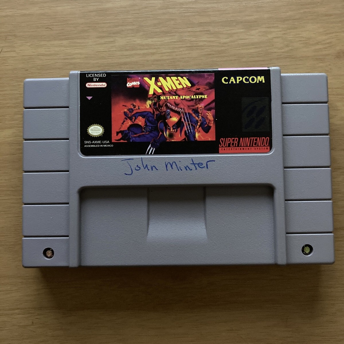 X-Men: Mutant Apocalypse (Super Nintendo SNES, 1994) Authentic