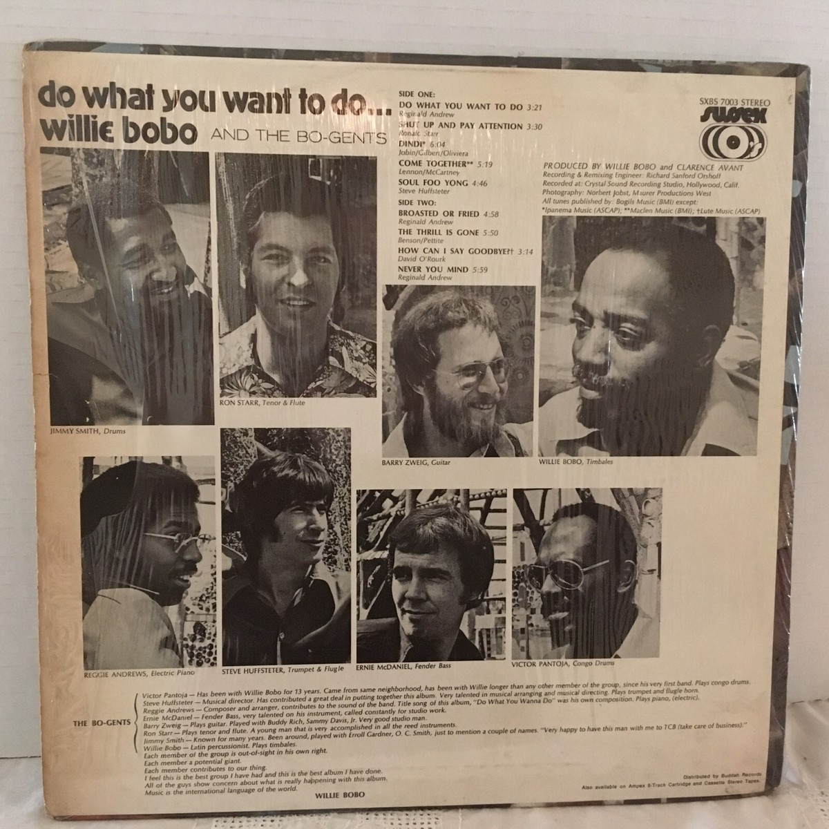 WILLIE BOBO AND THE BO-GENTS LP DO WHAT YOU WANT TO DO | eBay