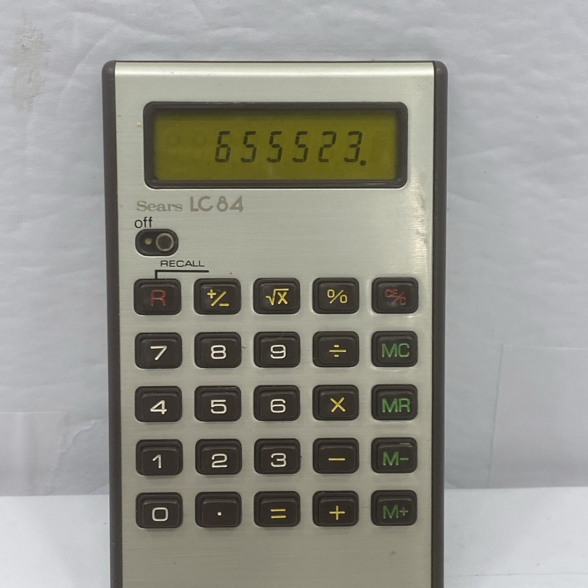 Vintage Sears LC-84 Japan Liquid Crystal Scientific Calculator W