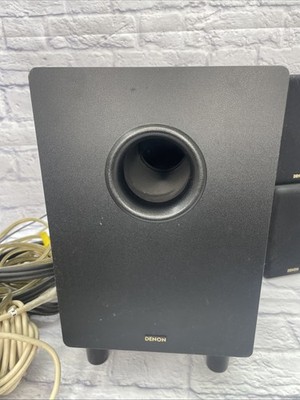 Denon DSW-37 Powered Subwoofer w/ Active Crossover 60W for sale