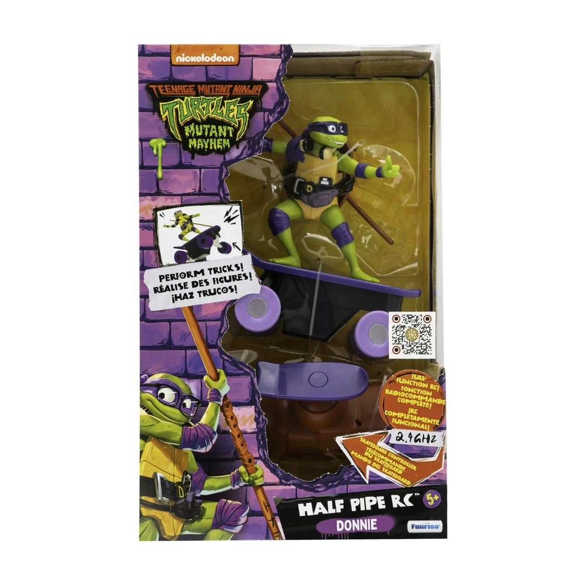 Teenage Mutant Ninja Turtles Donatello Half Pipe RC Vehicle 2.4GHz