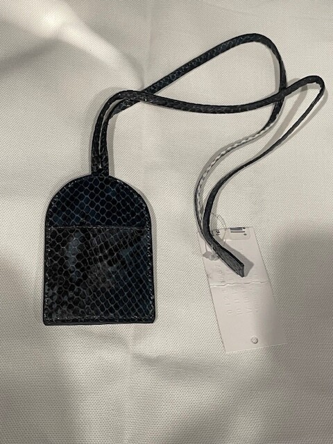 Maison Martin Margiela Key Ring Lanyard necklace card holder Blue