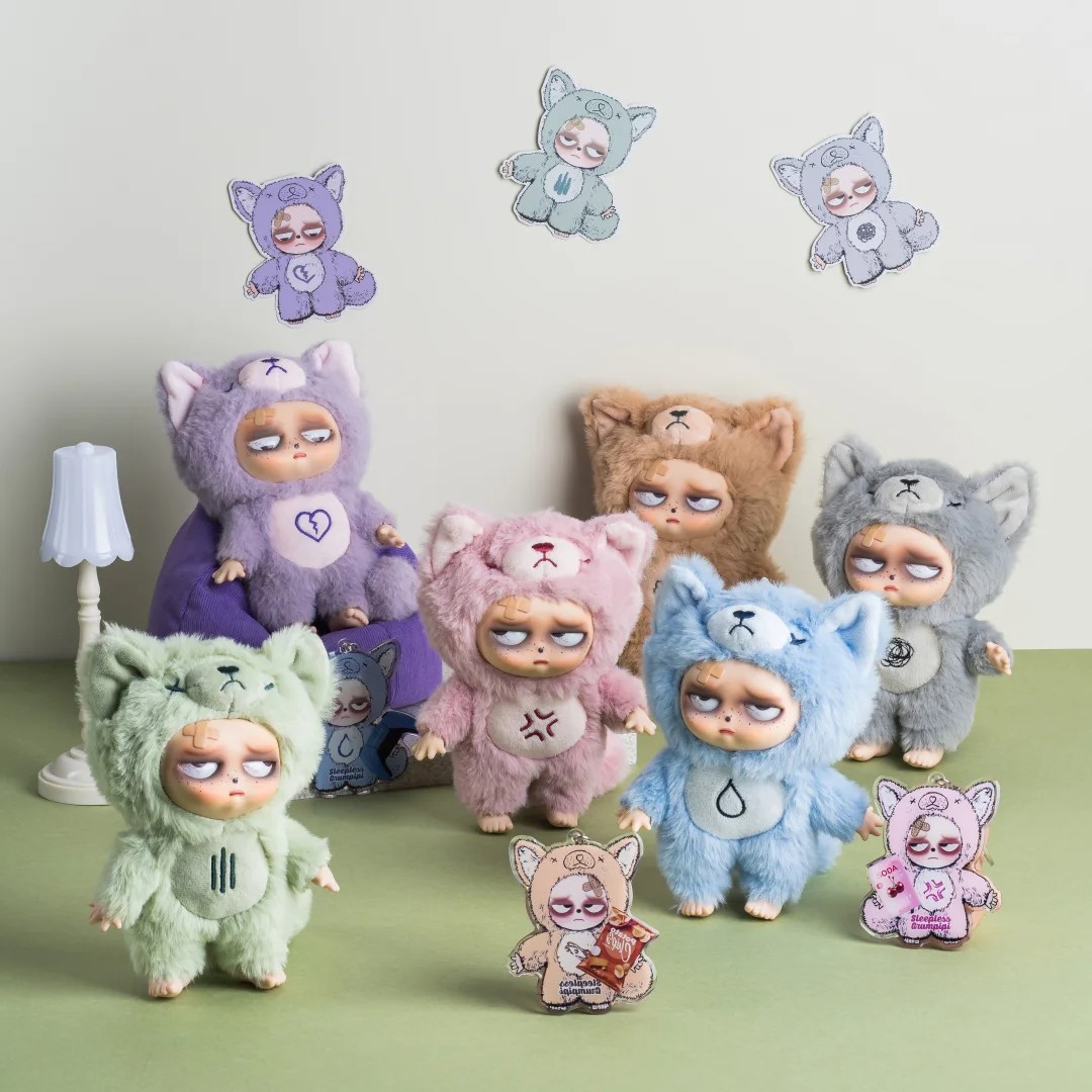 Grumpipi Sleepless Grumpipi Plush Series Confirmed Blind Box