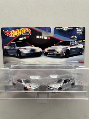 HOT WHEELS 2022 CAR CULTURE PREMIUM 2 PACK SET NISSAN SKYLINE GTR