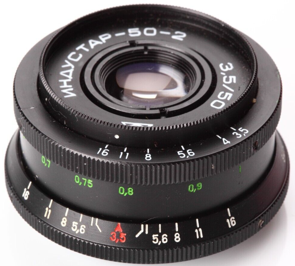 US Seller Industar 50-2 50mm f3,5 Bokeh portrait Lens m42 Mount