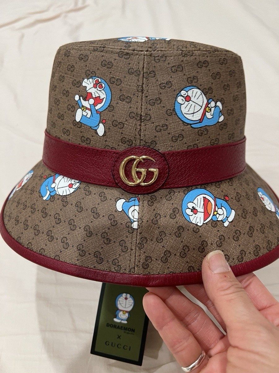 Gucci x Doraemon Bucket Hat NWT Size Medium Limited Edition | eBay