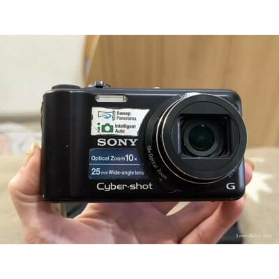 Sony Cyber-Shot DSC-H55 Digital Camera 14.1MP 10x Optical Zoom 80