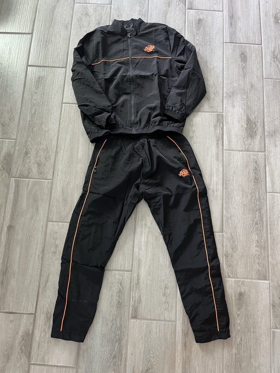Syna World Shell Tracksuit “BLACK/ORANGE” | eBay