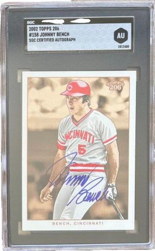 Johnny Bench Cincinnati Reds Autographed Baseball with