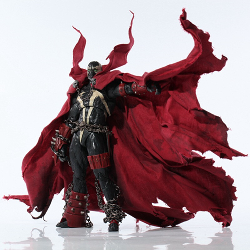 1/12 Spawn Wired Cape Scarf & Chain Set For Mcfarlane 7