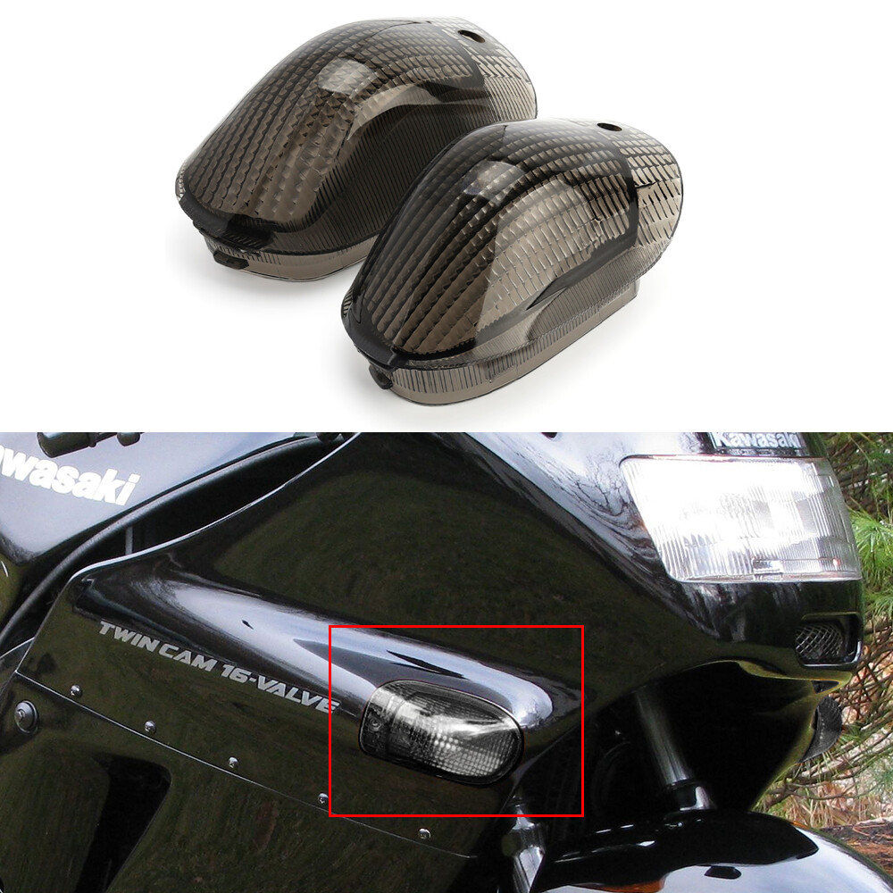 Front Turn Signal Blinker Lens For KAWASAKI NINJA ZX11 ZZR 1100C